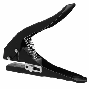 GLEAVI Deep Hole Punch Single Paper Hole Puncher Office Supply for PVC Lids Easy Airflow Enhancement