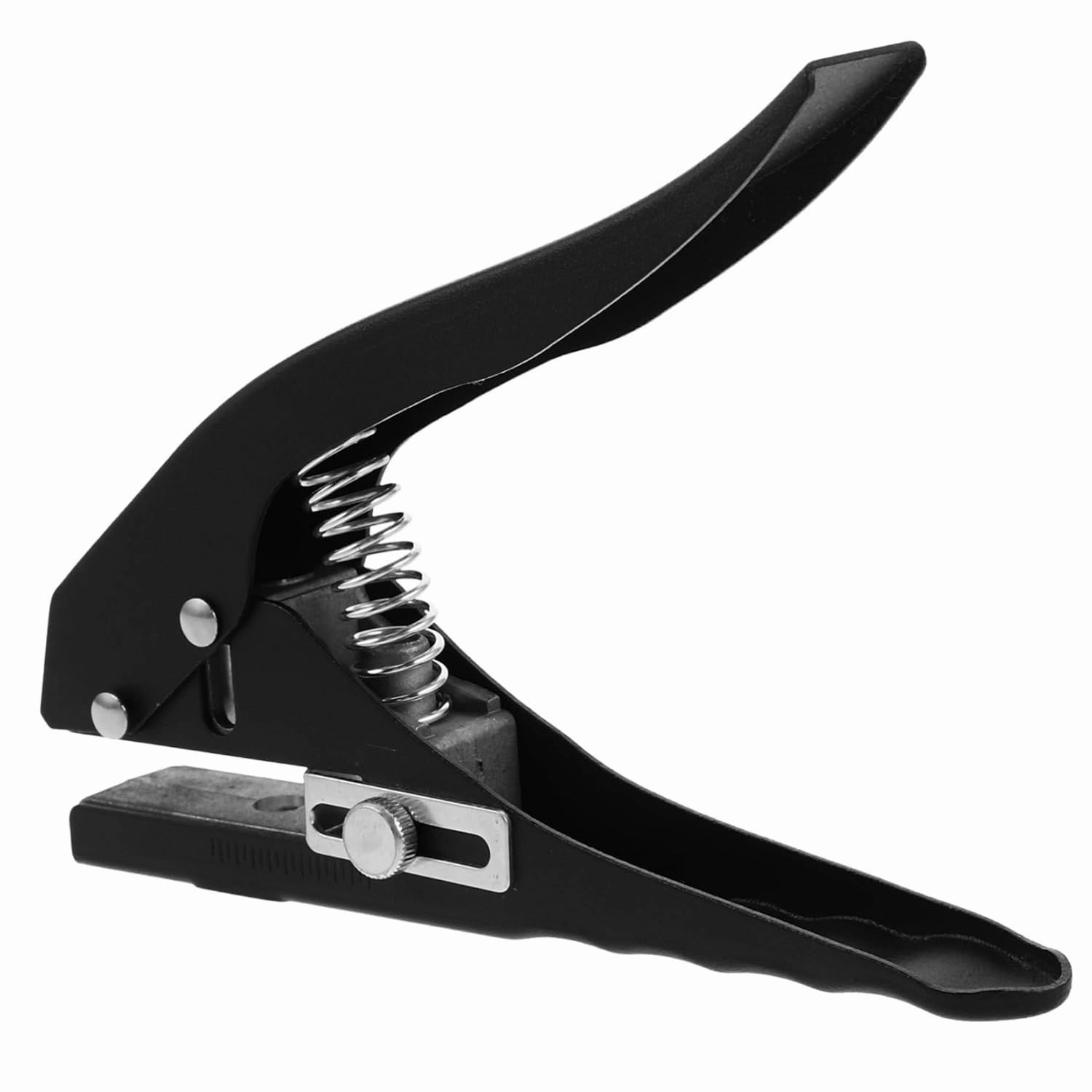 GLEAVI Deep Hole Punch Single Paper Hole Puncher Office Supply for PVC Lids Easy Airflow Enhancement