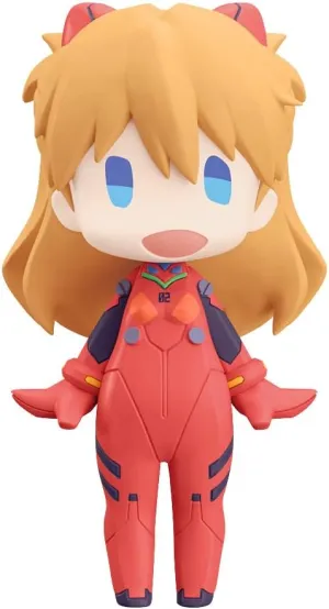 Good Smile Company Hello! Good Smile Evangelion Shikinami Asuka Langley, Non-Scale, Plastic, Pre-Painted Action Figure