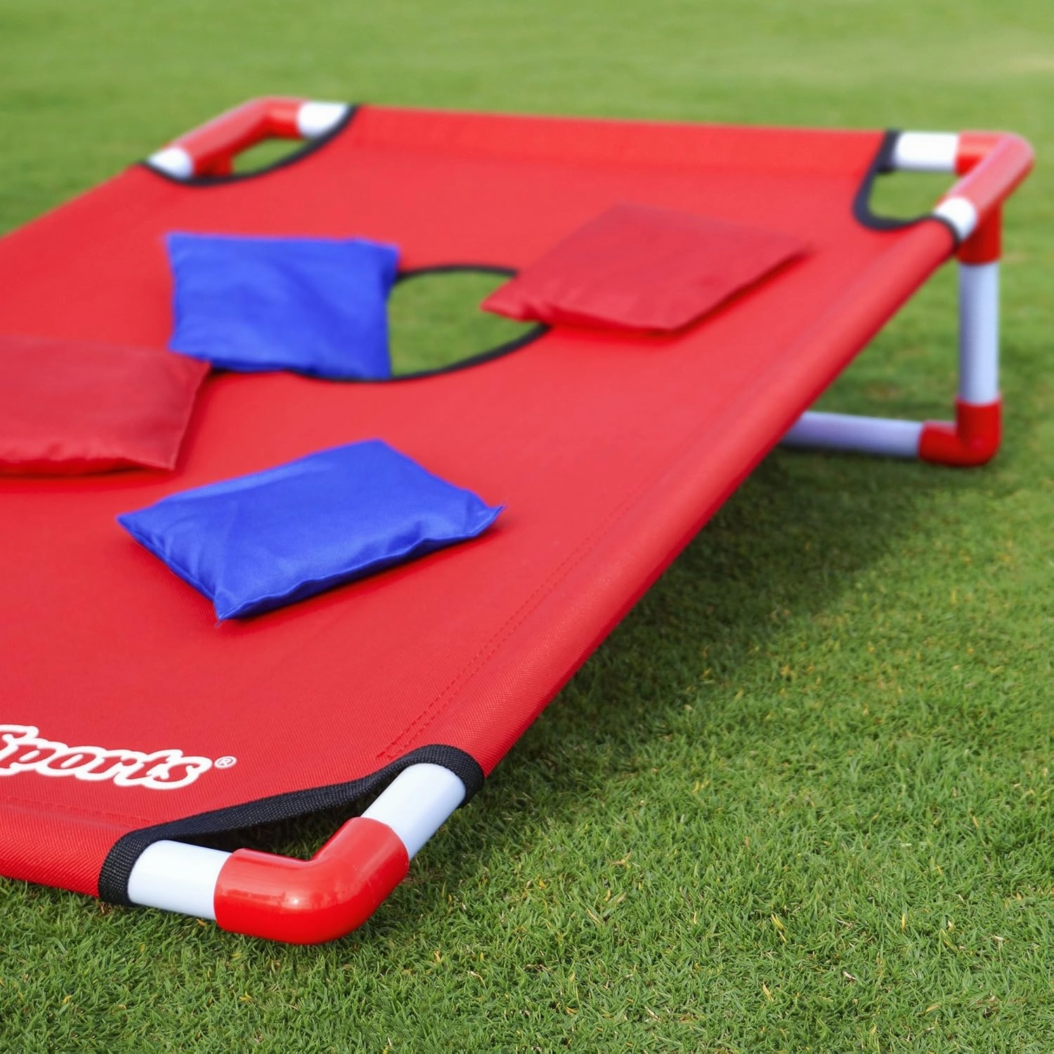 GoSports Portable 3 x 2 ft Cornhole Game Set – Premium Toss Game for Kids and Adults - Choose Your Style