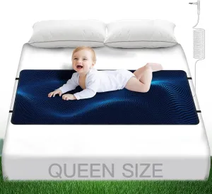 Grounding Mat for Bed, Grounding Mattress Cover Pads for Better Sleep, Pain Relief & Wellness Support, Earth Connected Therapy. (Queen,27x60in)