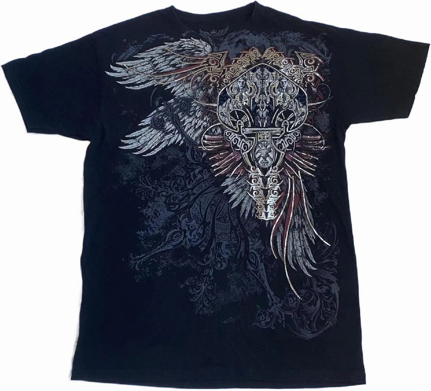 Grunge Graphic Tees for Women Y2k Vintage Gothic T Shirt Teen Girls Aesthetic Emo Baggy Tops 2000s Alternative Clothes