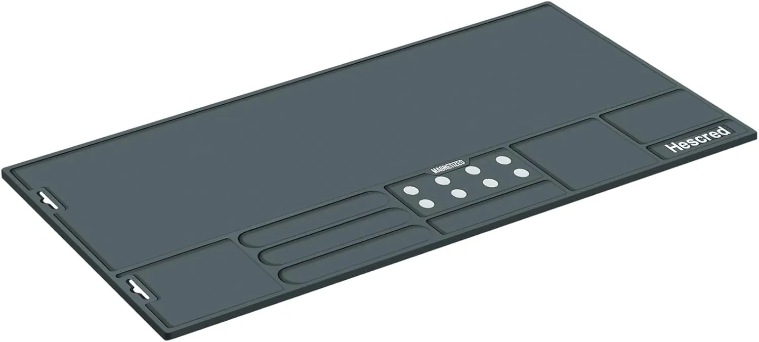 Gun Cleaning Mat, Gun Mat with Magnetic, Anti-Slip Rubberized Gun Cleaning Mat, Protective Workbench Mat for All Gun Cleaning