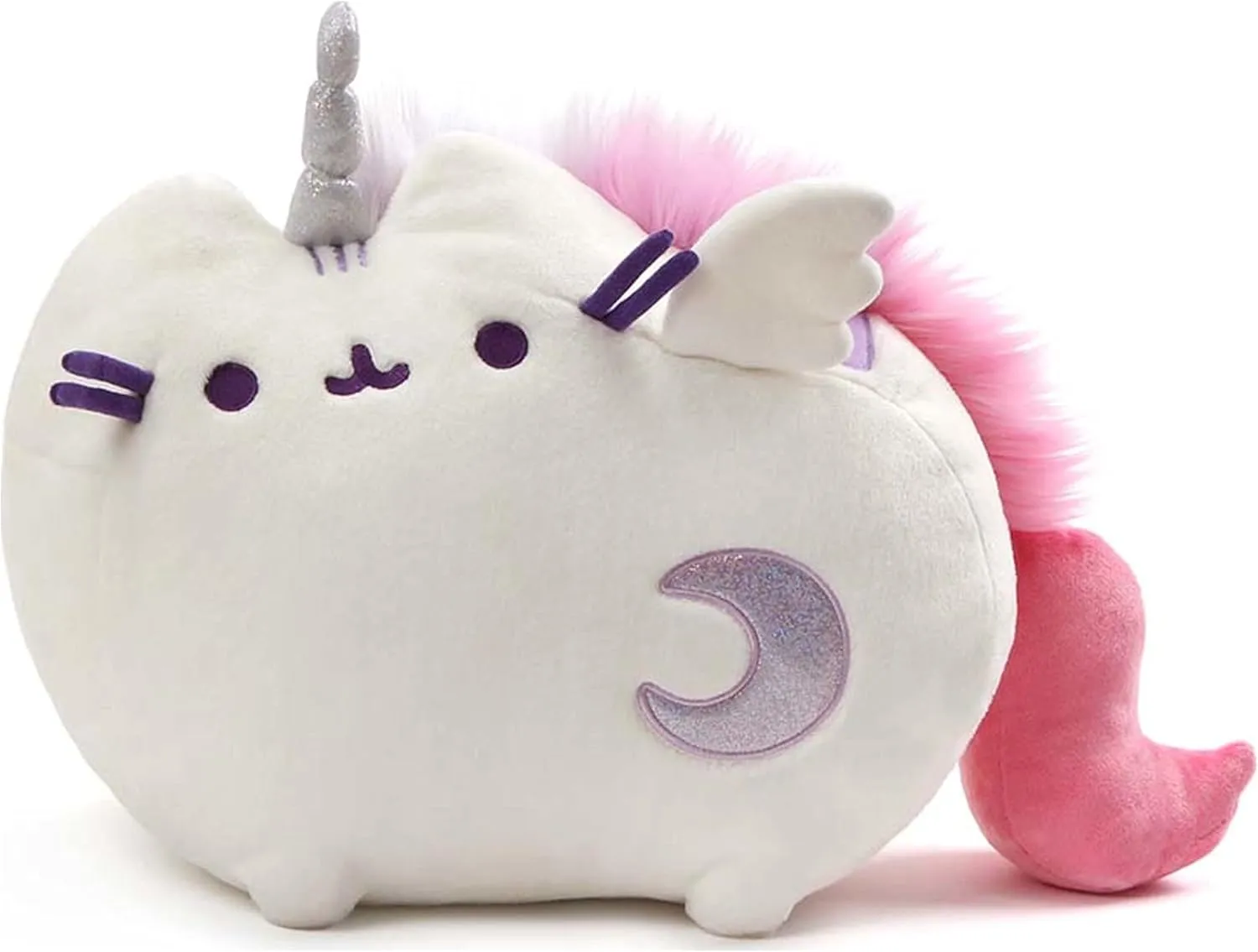 GUND Pusheen Super Pusheenicorn Unicorn Sound and Lights Plush Cat Stuffed Animal, White, 17"