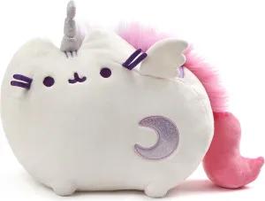 GUND Pusheen Super Pusheenicorn Unicorn Sound and Lights Plush Cat Stuffed Animal, White, 17"