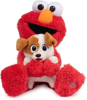 GUND Sesame Street Official Furry Friends Forever Dance & Play Elmo and Tango Animated Plush, Plush Sensory Toy for Ages 1 & Up, Red/Cream, 13”