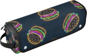 Hamburg Colorful Neon Fluorescent Hot Hair Tools Travel Bag with Heat Resistant Mat Dustproof Travel Hair Straightener Bag for Flat Irons, Straighteners, Curling Irons