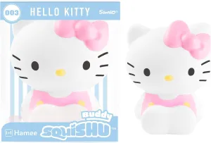 Hamee SquiSHU Buddy Hello Kitty and Friends Hello Kitty, Cute Birthday Gift, Official Merchandise, Toys for Kids & Adult, Model Squishy for Collectors