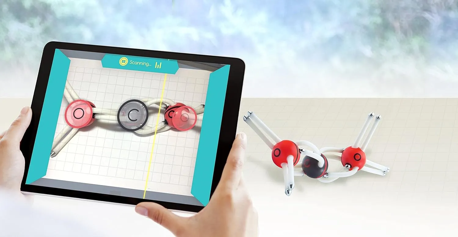Happy Atoms Magnetic Molecular Modeling Complete Set | Intro to Atoms, Molecules, Bonding, Chemistry | Create Thousands of Molecules, 216 Activities, Plus Free Educational App for iOS, Android