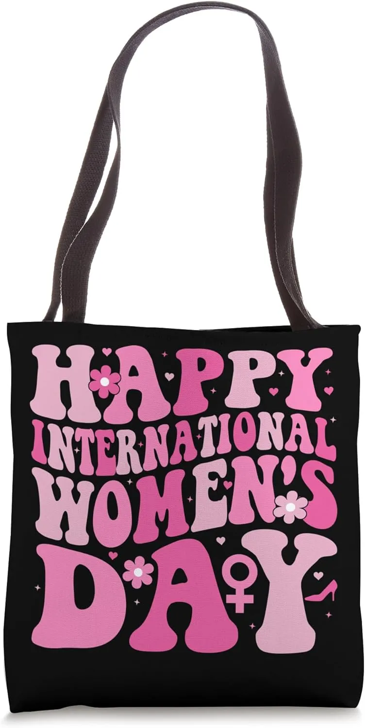 Happy International Women's Day 8 March 2025 Cute Women Tote Bag