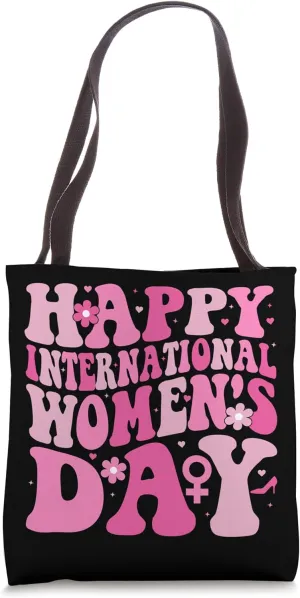 Happy International Women's Day 8 March 2025 Cute Women Tote Bag