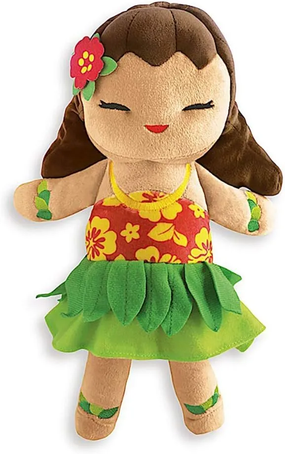 Hawaii Style Plush Toy Island Yumi Aloha 8.5 W x 11.9 inch H