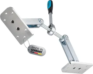 HAZET 1774-2 Beam and Plate Puller Suitable for Tensioning and Pulling Woods with Ergonomic Reversible Ratchet Includes 2 Aluminium Plates, Clamping Distance 115 mm