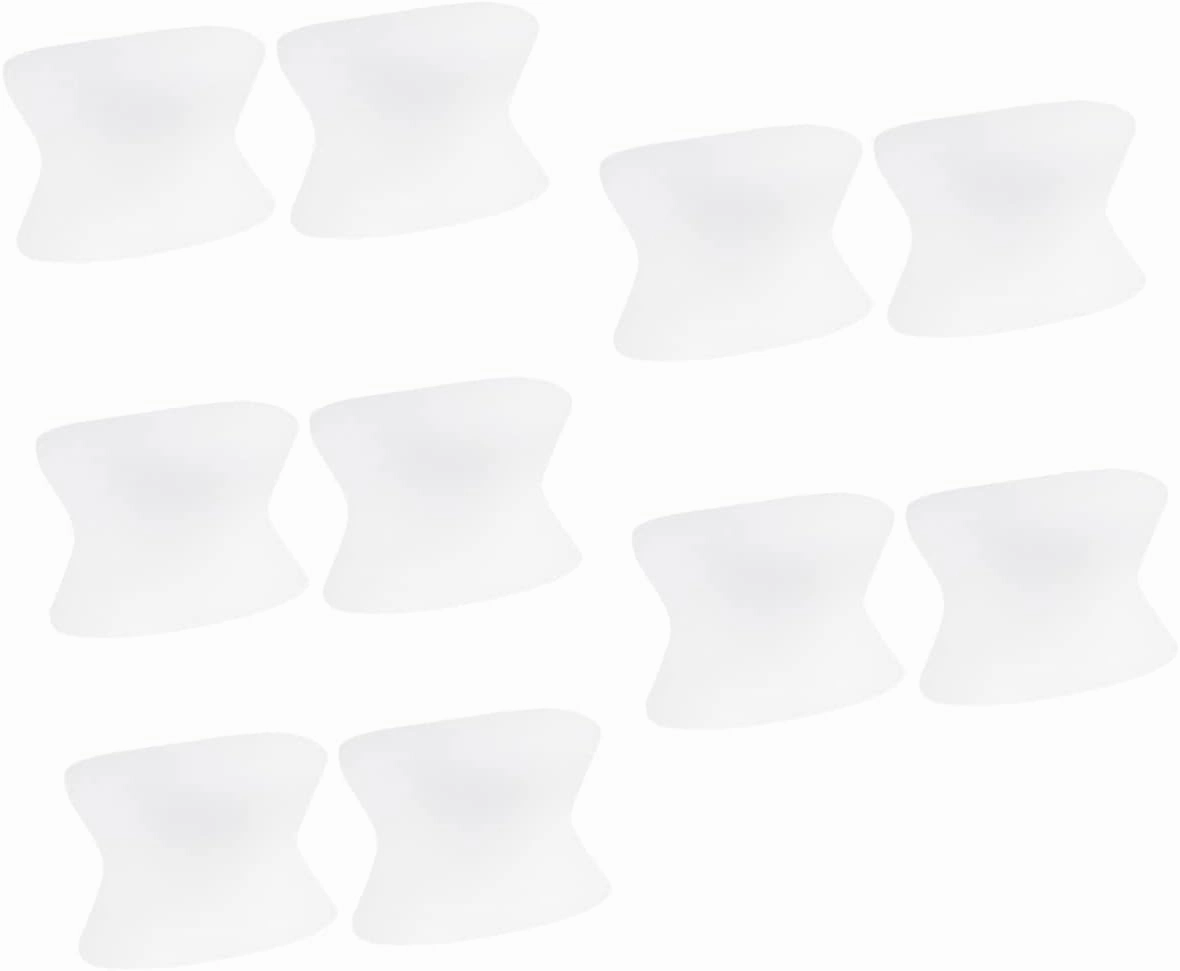 Healifty 15pairs Toe Separators for Bunion Relief Comfortable Foot Care Tool for Men Women Flexible Maintain Toe Alignment and Prevent Rubbing