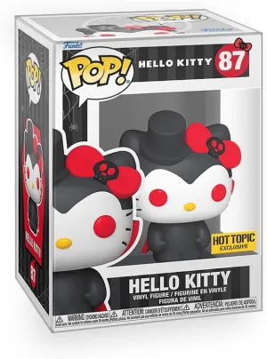 Hello Kitty - Hello Kitty as Dracula Vampire Outfit Exclusive Vinyl Figure Collectibles Bundle with Compatible Funko Pop Box Protector