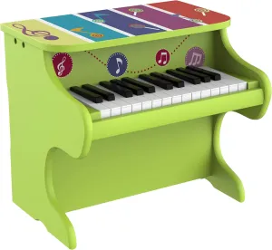 Hey! Play! Children’s Toy Piano 25-Key Colorful Musical Upright Piano with Sounds for Learning to Play for Children, Toddlers
