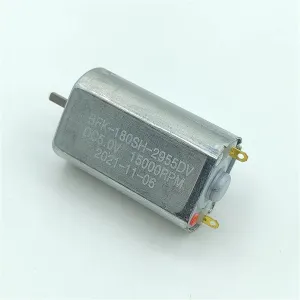 High Speed Mini 180 Motor 3V-6V 9300-18000RPM D Shaft 20mm Micro Electric Motor for DIY Hobby Toy Car Boat Model (15000-5V)