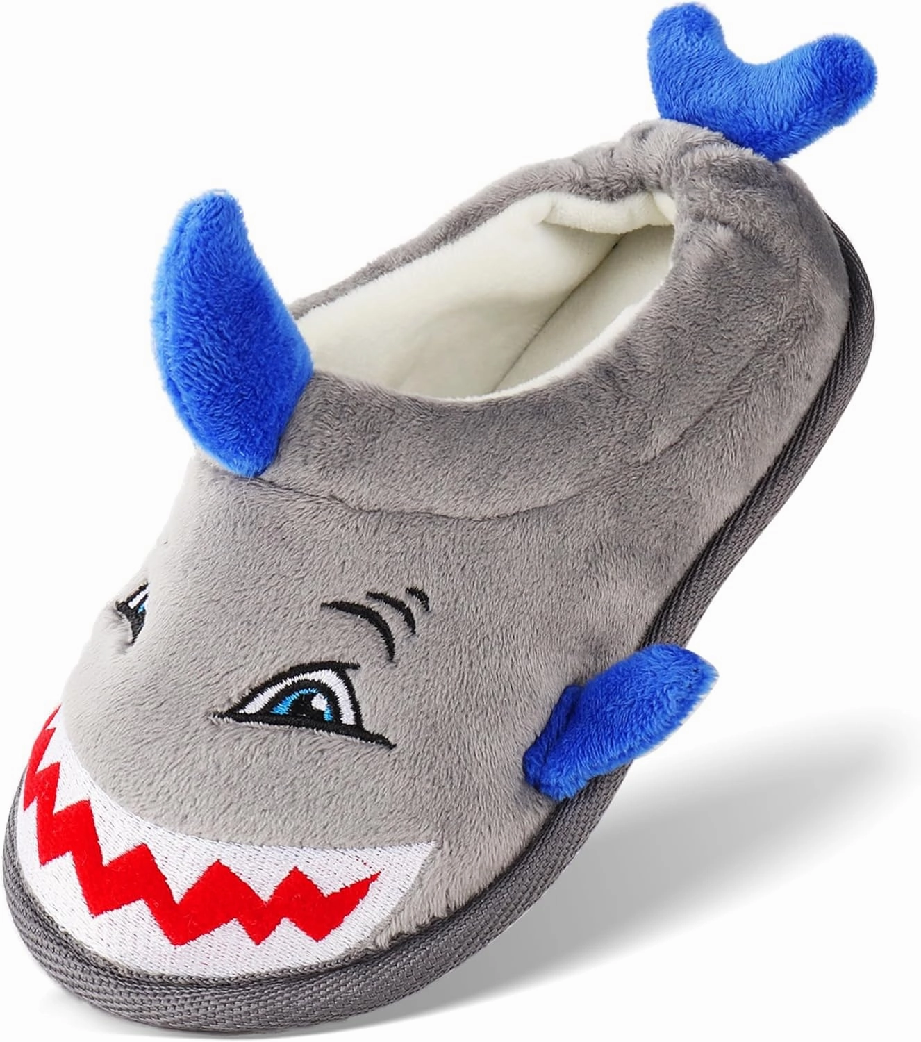 Ibeauti Cute Animal Slippers for Kids Boys Girls Memory Form Warm Plush Winter House Slippers Shoes