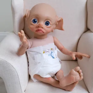 iCradle 17 Inch Handmade Reborn Elf Baby Fairy Doll Girl Reborn Fantasy Art Collectible Angel Baby Dolls