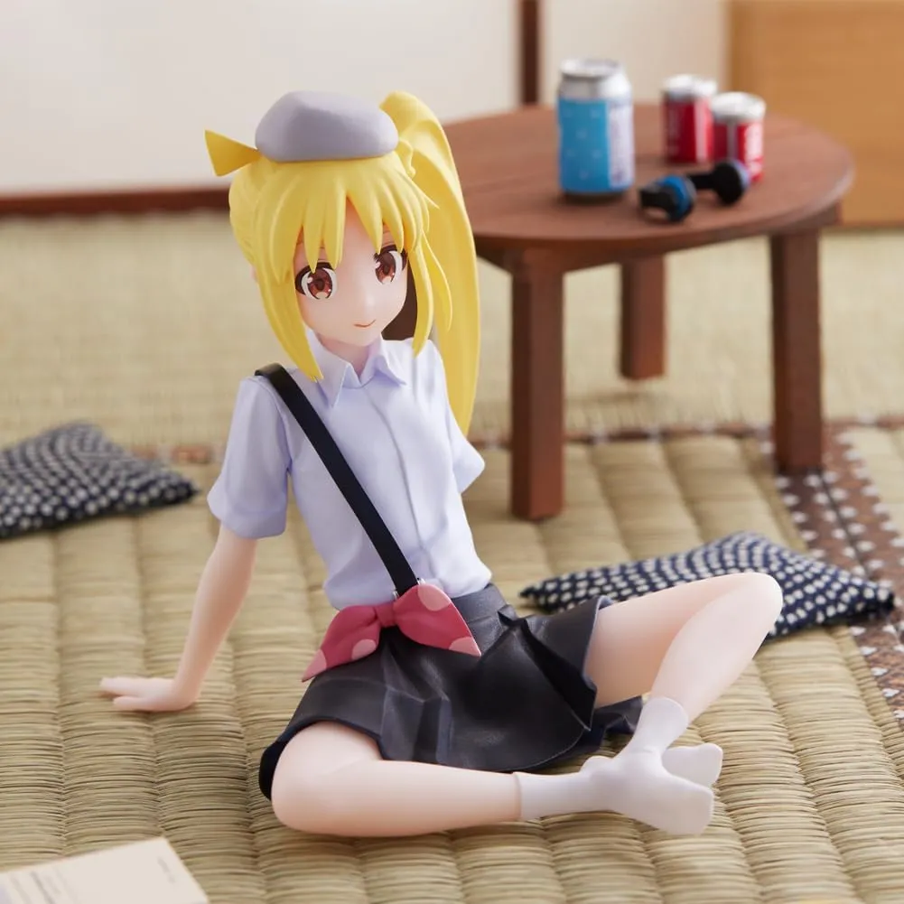 Ijichi Nijika Figure Statue Sitting Pose Anime Girl Figures 8cm Cute Figurine Ijichi Nijika Action Figure Cake Topper Desktop Collectibles