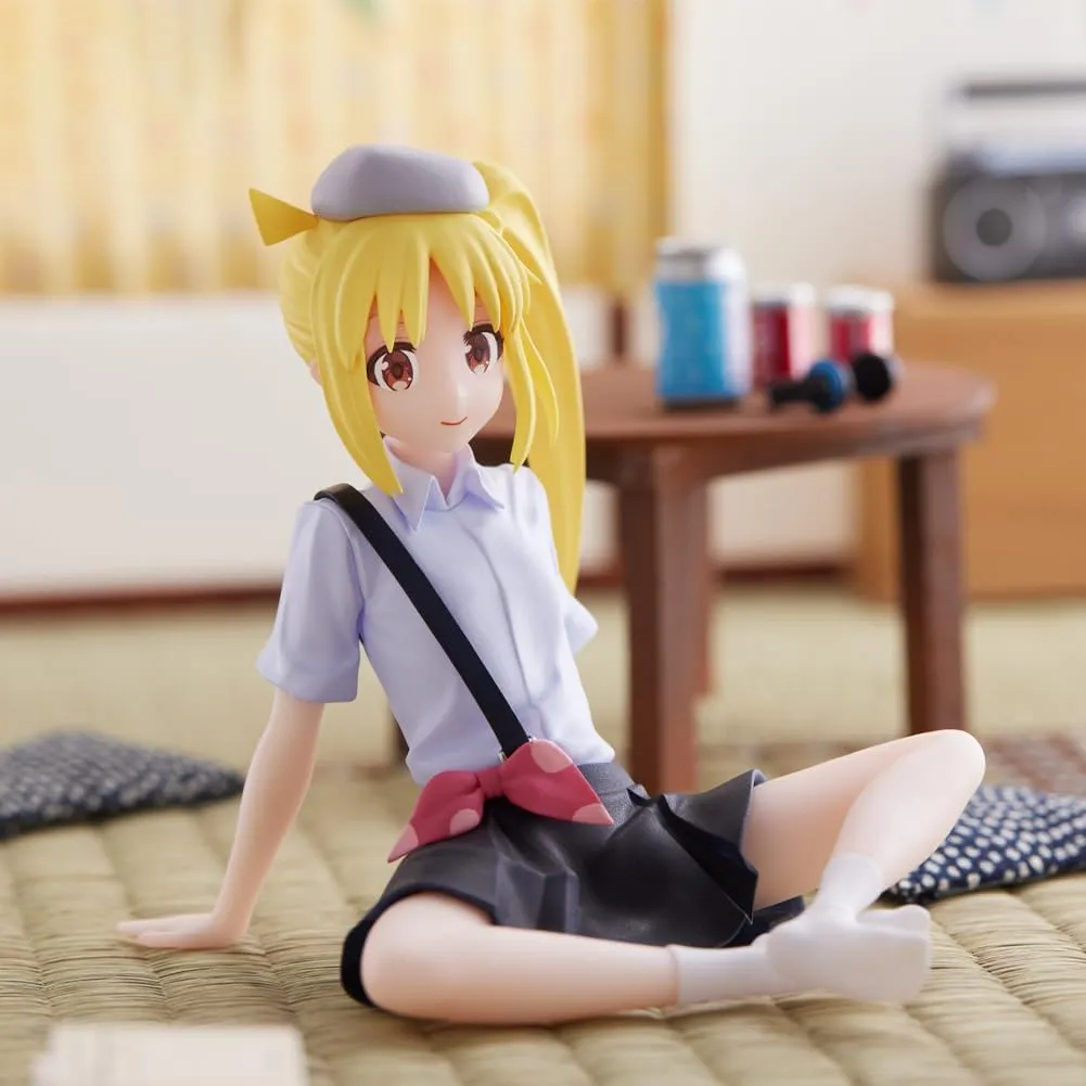 Ijichi Nijika Figure Statue Sitting Pose Anime Girl Figures 8cm Cute Figurine Ijichi Nijika Action Figure Cake Topper Desktop Collectibles