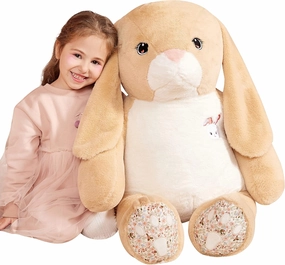 IKASA Giant Rabbit Stuffed Animal Plush Toy, 30" Large Cute Jumbo Bunny Toys for Kids Girls Boys Girlfriend