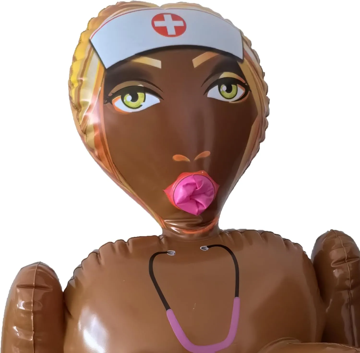 Inflatable Blow Up Doll Life Size with Groom Sash - Bachelor Party Favors - Bachelorette Party Favors Nikki Nurse