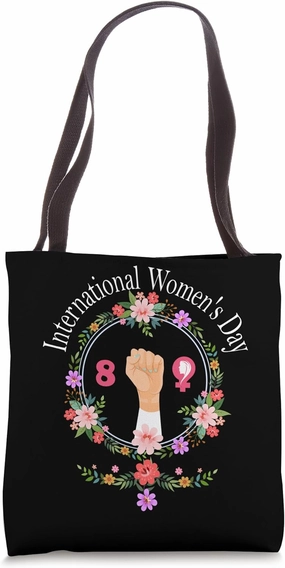 International Women's Day 8 March Accelerate Action Women Tote Bag