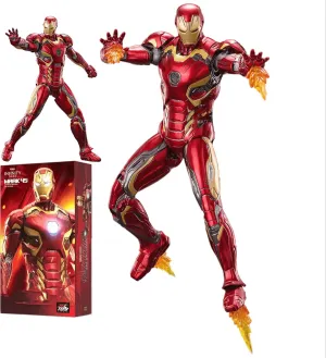 Ironman MarK45 Action Figure-2023 New Released 7 Inch Exquisite Painting Collection Movable Model Toys (1/10 Scale)