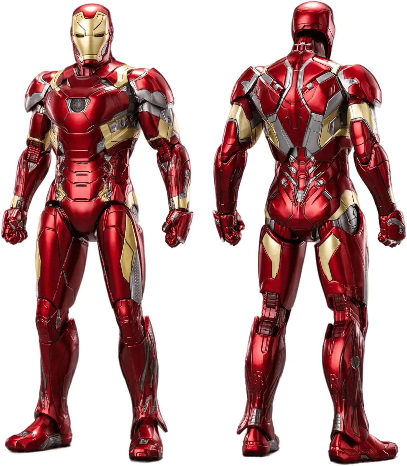 Ironman MK46 Action Figures-7 inch All Joints Movable Collectable Toys-Full Metal Painting with Lots of Accessories Stark Model(1/10 Scale)