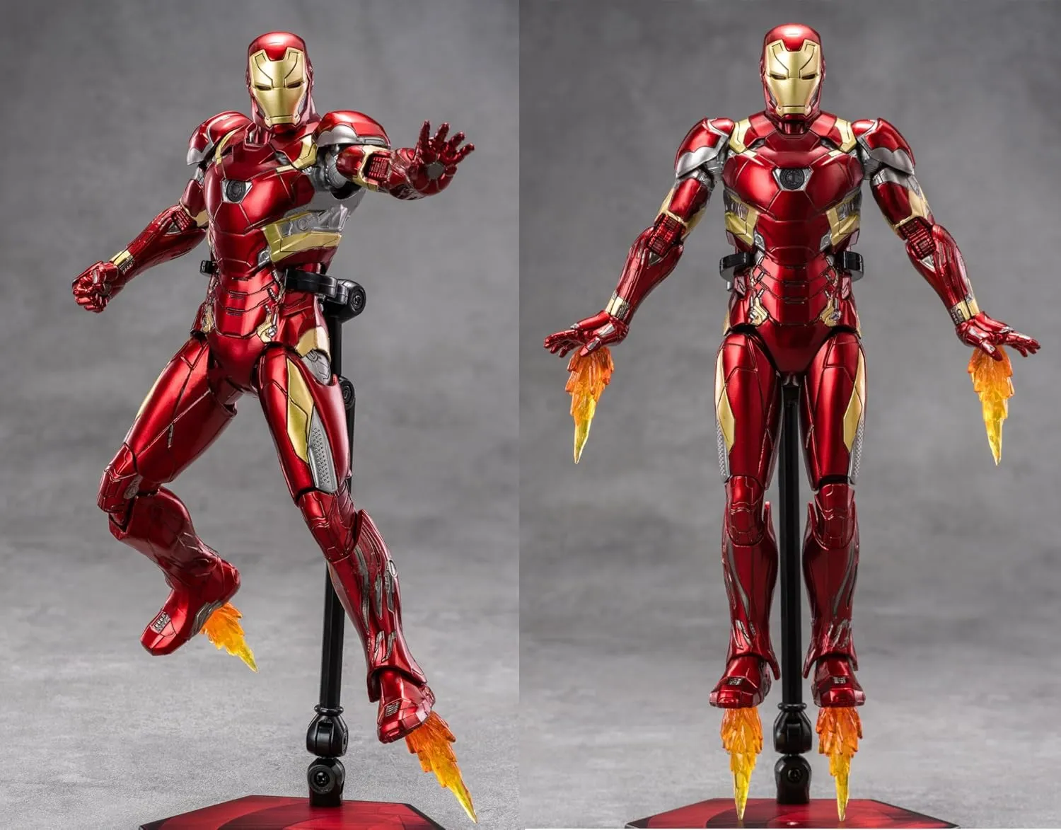 Ironman MK46 Action Figures-7 inch All Joints Movable Collectable Toys-Full Metal Painting with Lots of Accessories Stark Model(1/10 Scale)