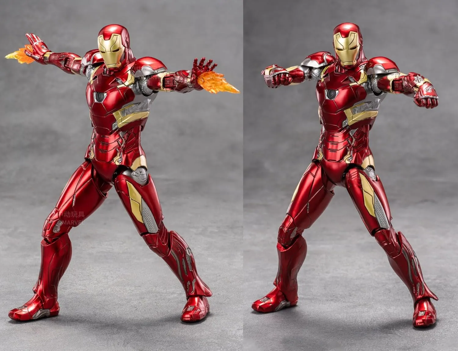 Ironman MK46 Action Figures-7 inch All Joints Movable Collectable Toys-Full Metal Painting with Lots of Accessories Stark Model(1/10 Scale)