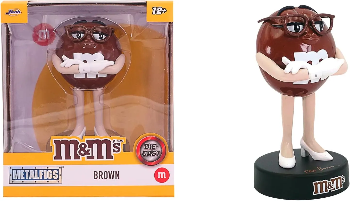 Jada Toys M&Ms Collectible Figure, Brown, 10 cm
