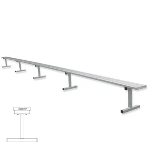 Jaypro Sports Outdoor Player Benches - Portable - Aluminum Team Bench - 27' (PB-95)