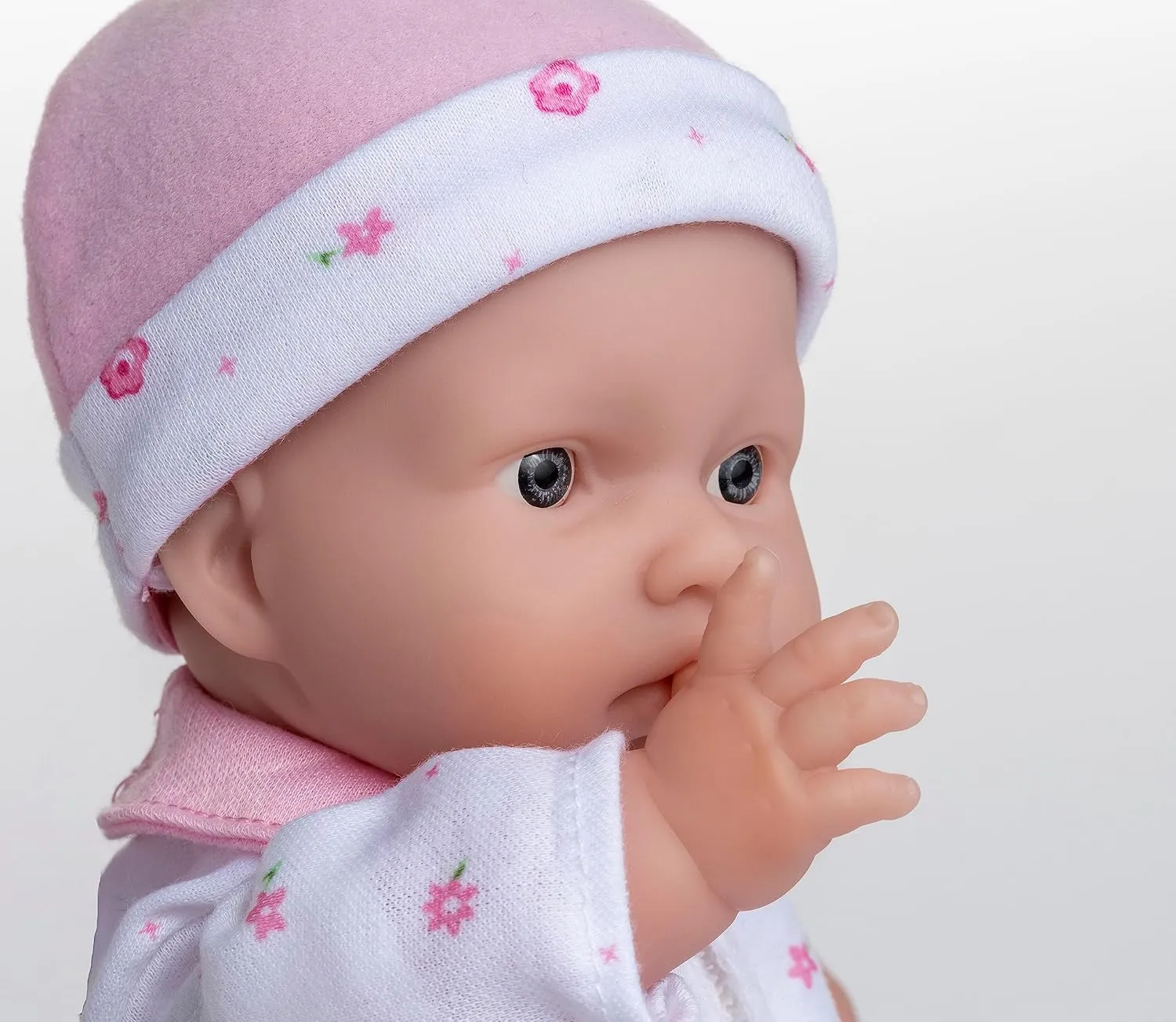 JC Toys La Baby Caucasian Baby Doll Set – 11 Inch Soft Baby Doll | Washable |Removable Pink Outfit w/ Hat & Blanket | For Children 12 Months  