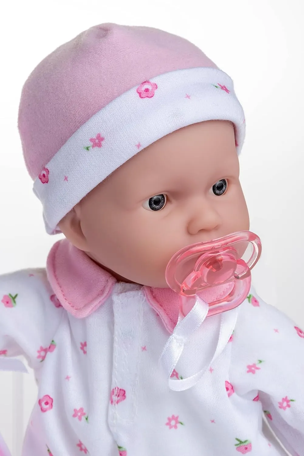 JC Toys La Baby Caucasian Baby Doll Set – 11 Inch Soft Baby Doll | Washable |Removable Pink Outfit w/ Hat & Blanket | For Children 12 Months  