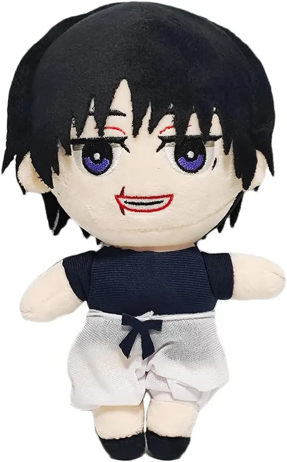 JCvCX Cute Boy with Black Hair Shirt Plush Toy Stuffed Figurine Doll Soft Plushies Pillow