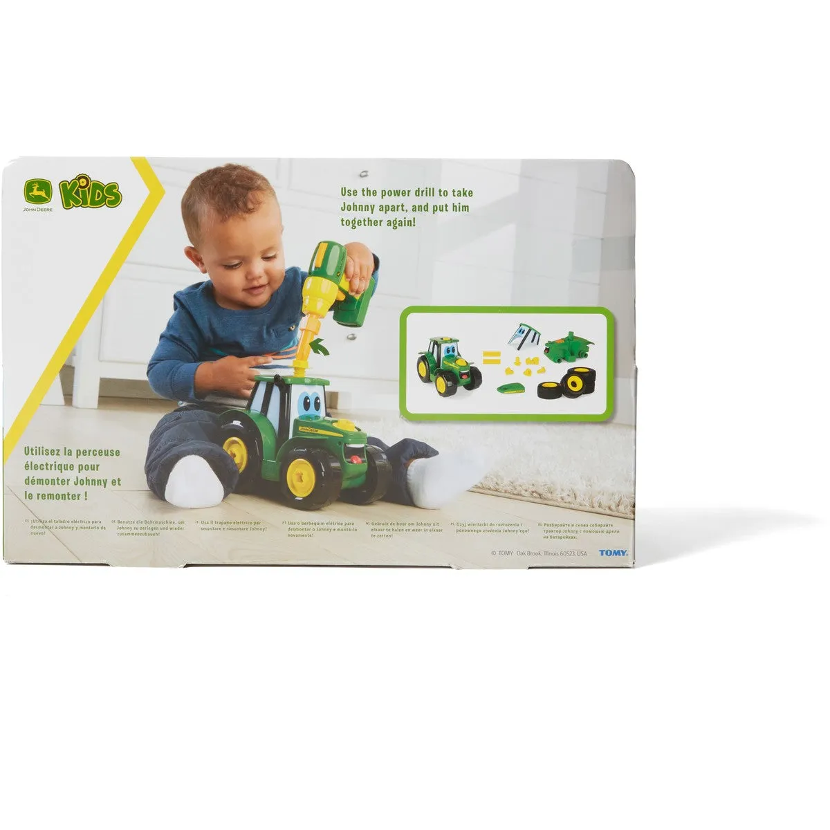 John Deere Build A Johnny Tractor/15 Piece Buildable Set