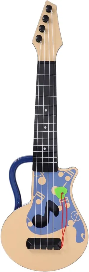 jojofuny Kids Guitar Ukulele: 17 Inch Toy Guitar for Girls Boys - Toddler Ukulele with 4 Strings for Kids Ages 3~8 Year Old - Simulation Musical Instruments for Early Learning