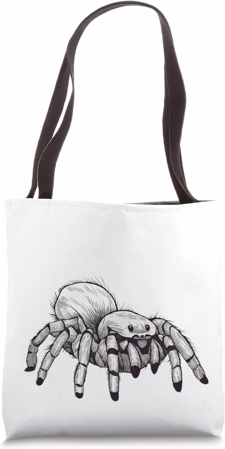 Jumping spider, jumping spider, as a drawing in big Tote Bag