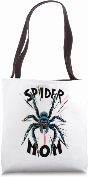 Jumping spider, Jumping spider, Spider mom inscription motif Tote Bag