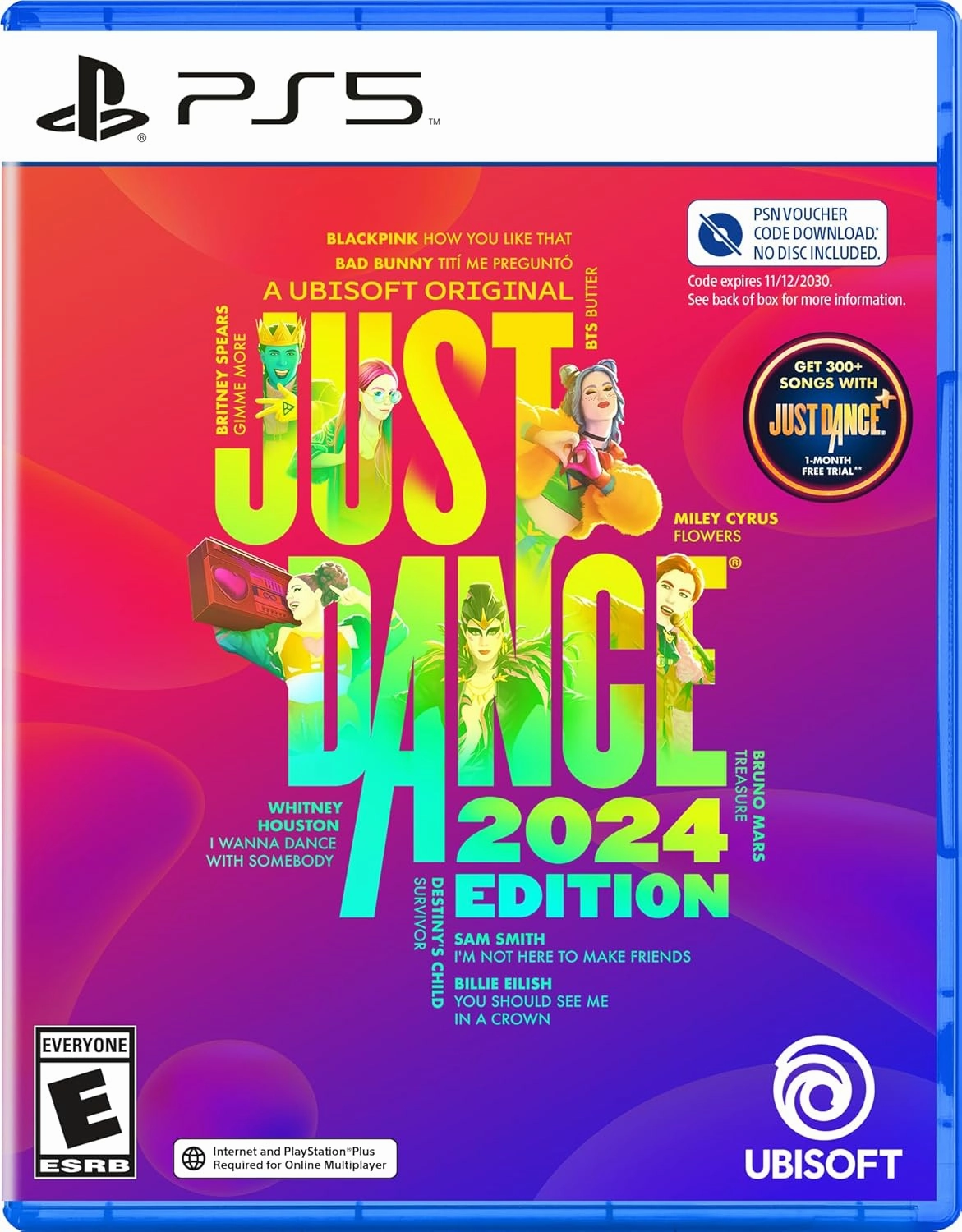 Just Dance 2024 Edition - Amazon Exclusive Bundle | PlayStation 5 (Code in Box & Ubisoft Connect Code)