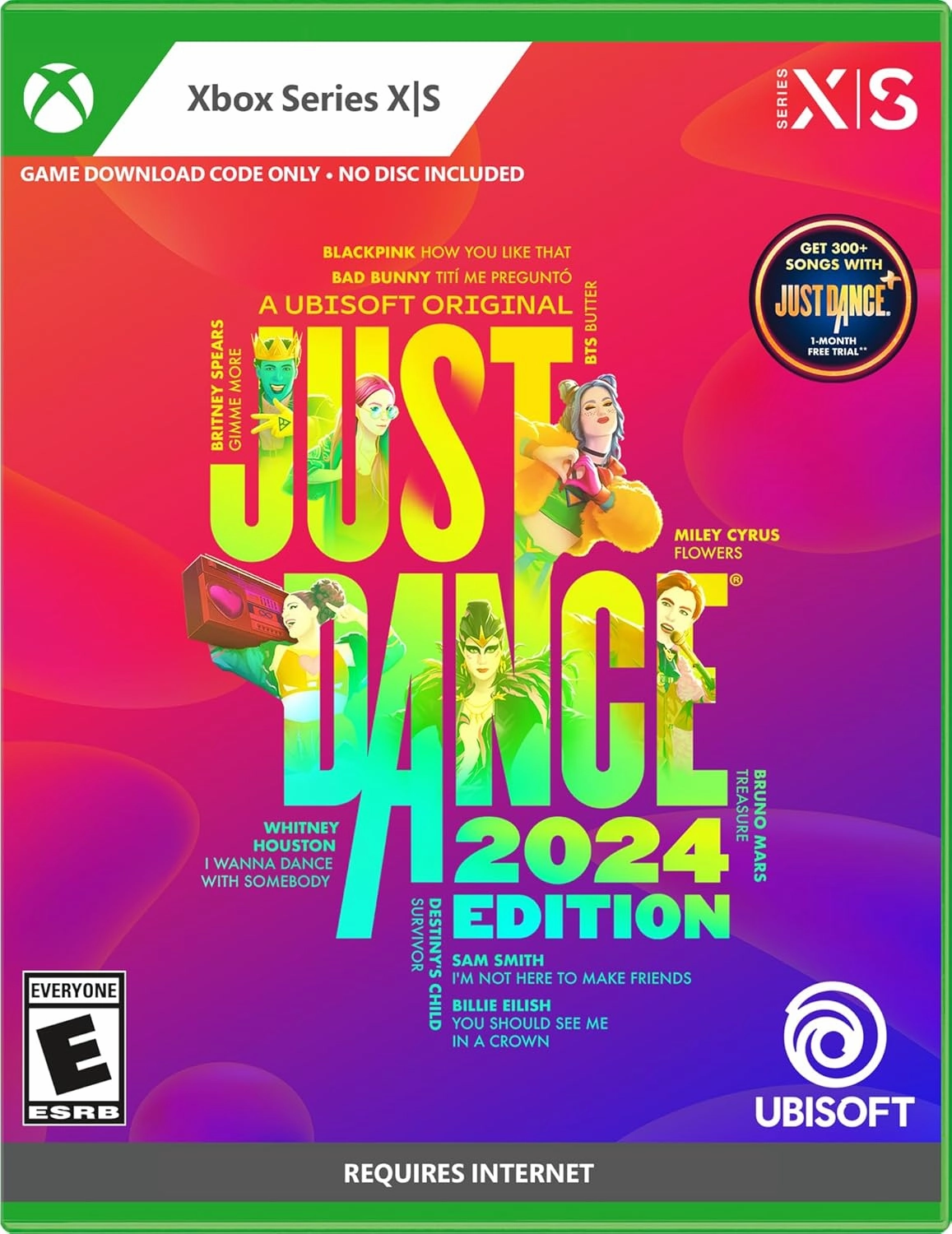 Just Dance 2024 Edition - Amazon Exclusive Bundle | Xbox Series X (Code in Box & Ubisoft Connect Code)