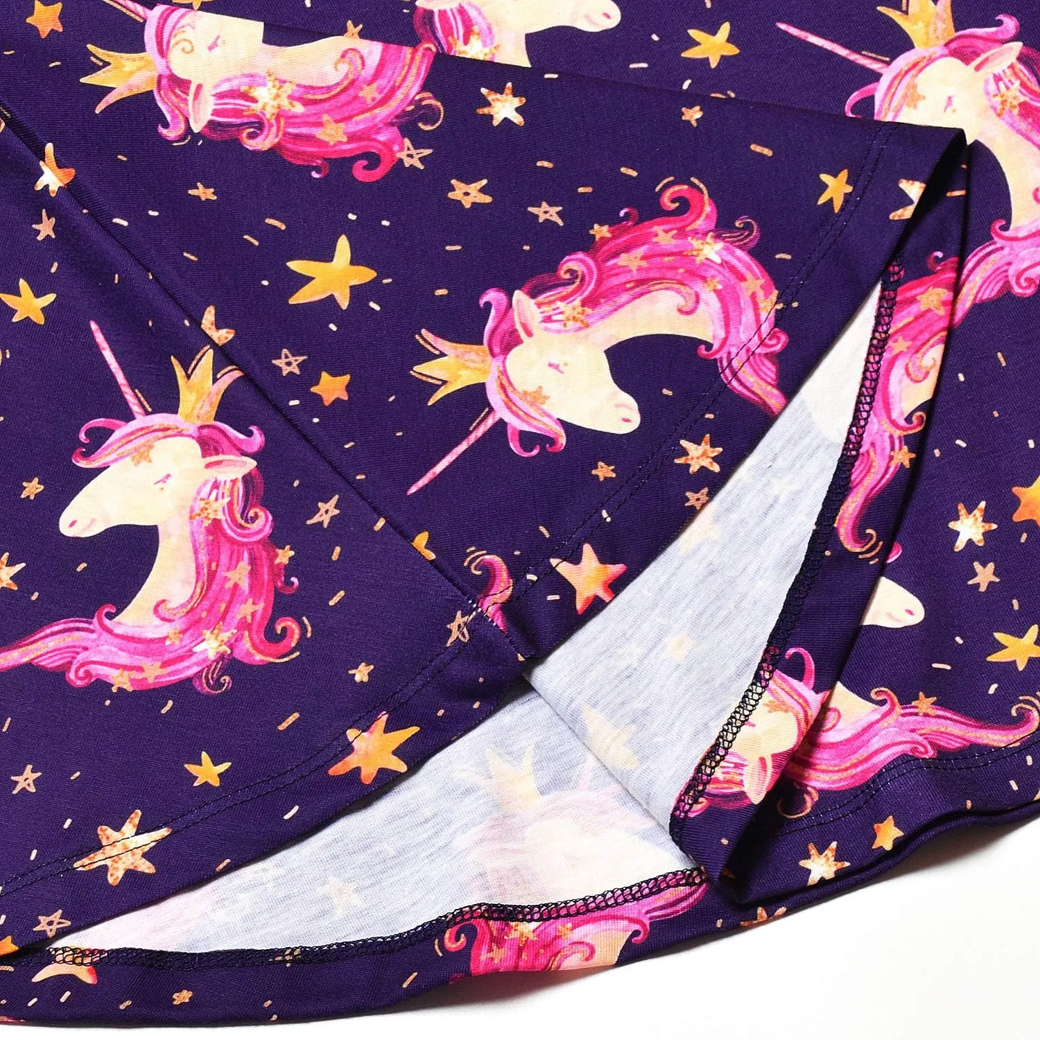Jxstar Girls&Doll Matching Dresses Long Sleeve Unicorn Mermaid Outfits Clothes