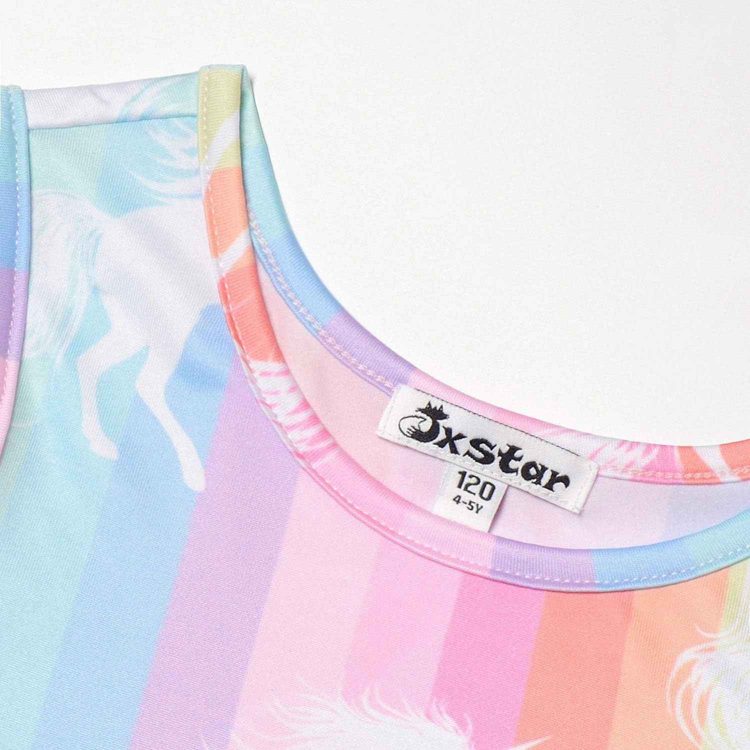 Jxstar Matching Girls & Doll Flower Dresses Sleeveless Summer 18" Dolls Clothes