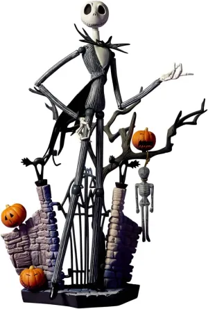 Kaiyodo Revoltech The Nightmare Before Christmas Jack Skellington Ver.1.5, Total Height: Approx. 7.3 inches (185 mm), Non-scale, PVC & ABS, Painted Action Figure