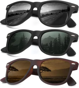 KALIYADI Sunglasses Men Polarized for Mens and Womens Unisex Sun Glasses for Driving UV Protection