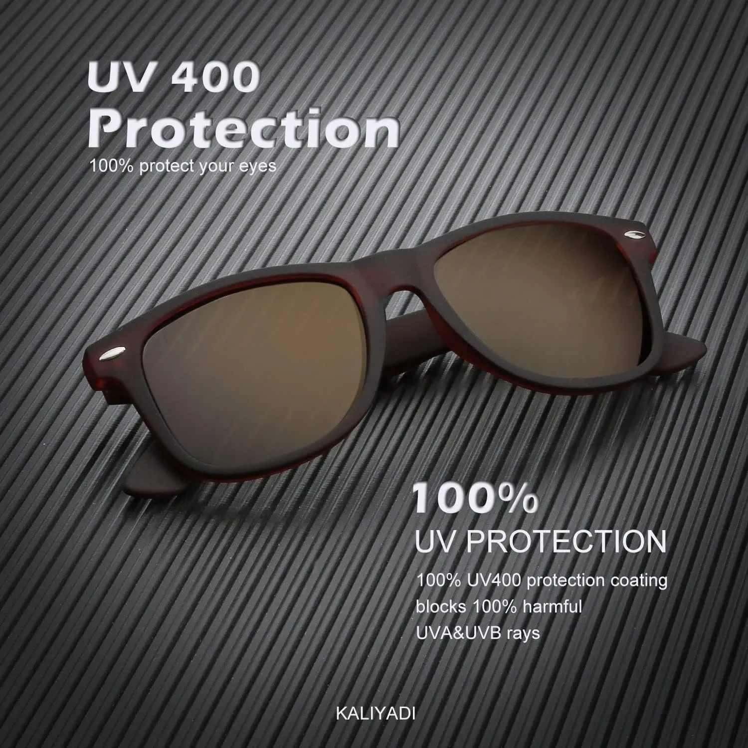 KALIYADI Sunglasses Men Polarized for Mens and Womens Unisex Sun Glasses for Driving UV Protection
