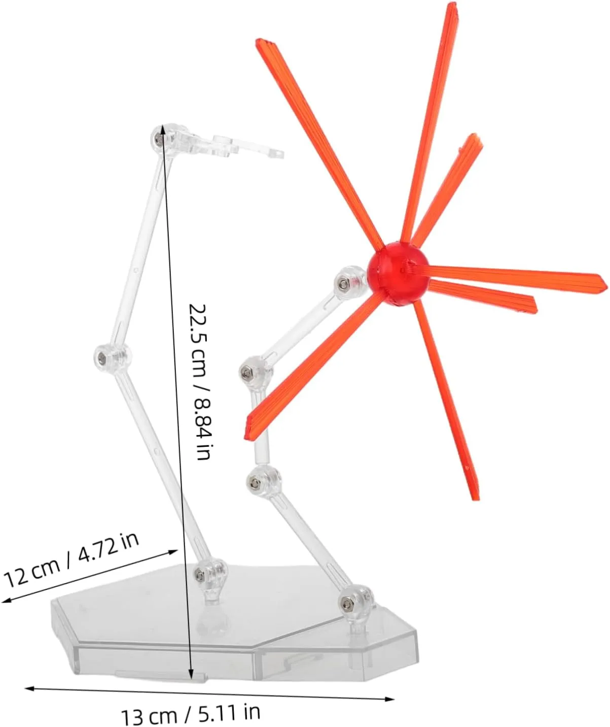 KICHOUSE Flexible Design Action Figure Display Stand Stable Craftsmanship for a Lifelike Presentati