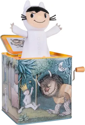 KIDS PREFERRED Where The Wild Things are Max Jack-in-The-Box - Musical Toy for Babies, 6.5"